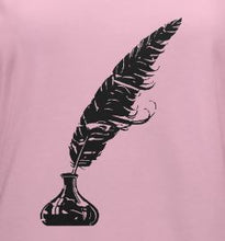 Load image into Gallery viewer, Quill Pen & Inkpot Distressed Printed T-Shirt