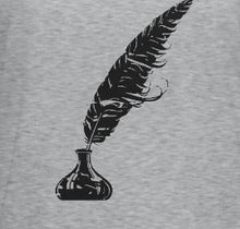 Load image into Gallery viewer, Quill Pen & Inkpot Distressed Printed T-Shirt