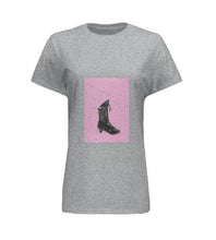 Load image into Gallery viewer, Distressed Regency Boot Printed T-Shirt
