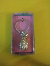 Load image into Gallery viewer, Gold Pineapple Key Chain
