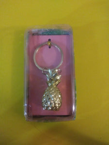 Gold Pineapple Key Chain